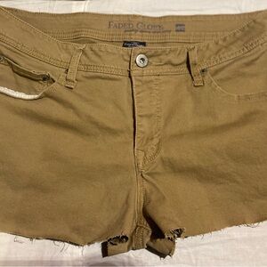 💎3 FOR $15💎Faded Glory Women's dark Tan Shorts